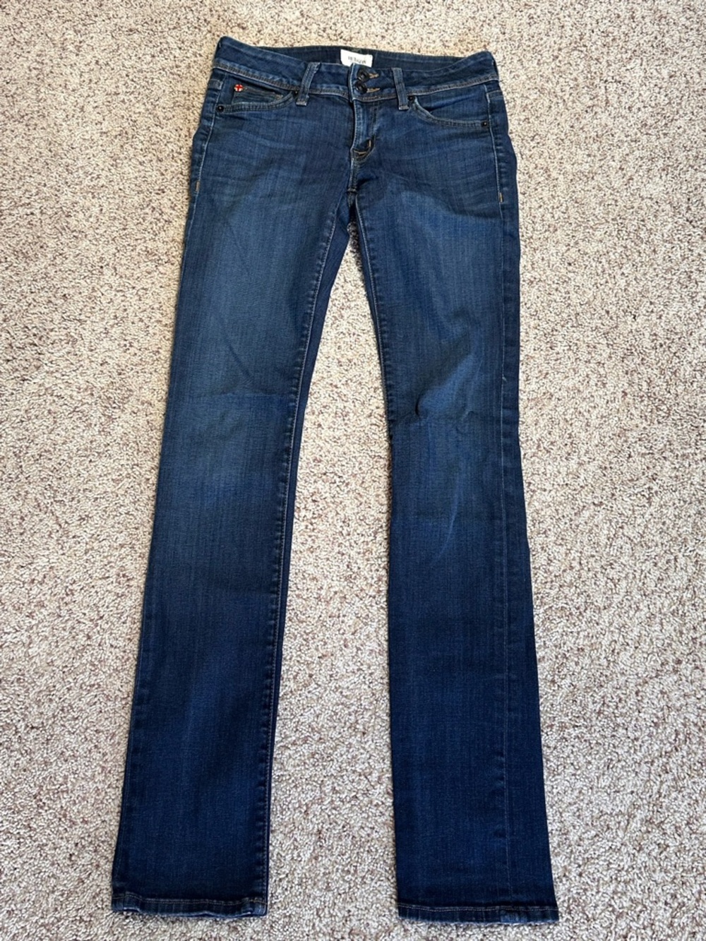 Hudson Jeans Women's Dark Indigo Straight-Leg Jeans
